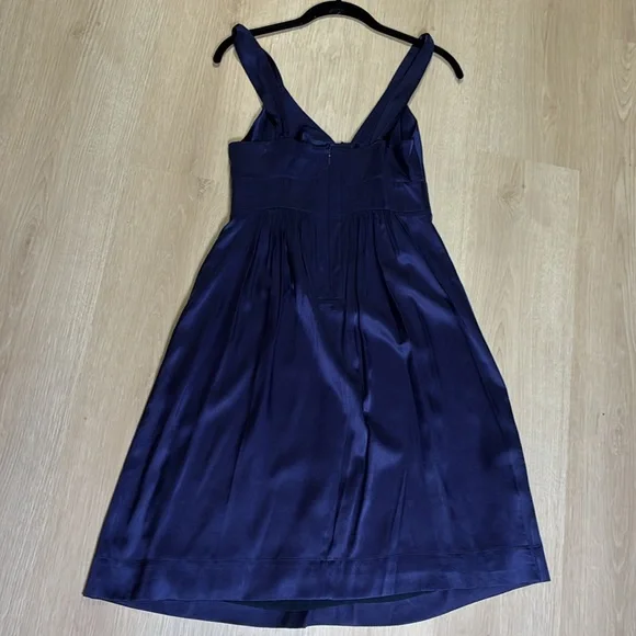 ASO Alice Cullen Twilight New Moon Rebecca Taylor Navy/Purple Dress size 2 - Picture 8 of 8